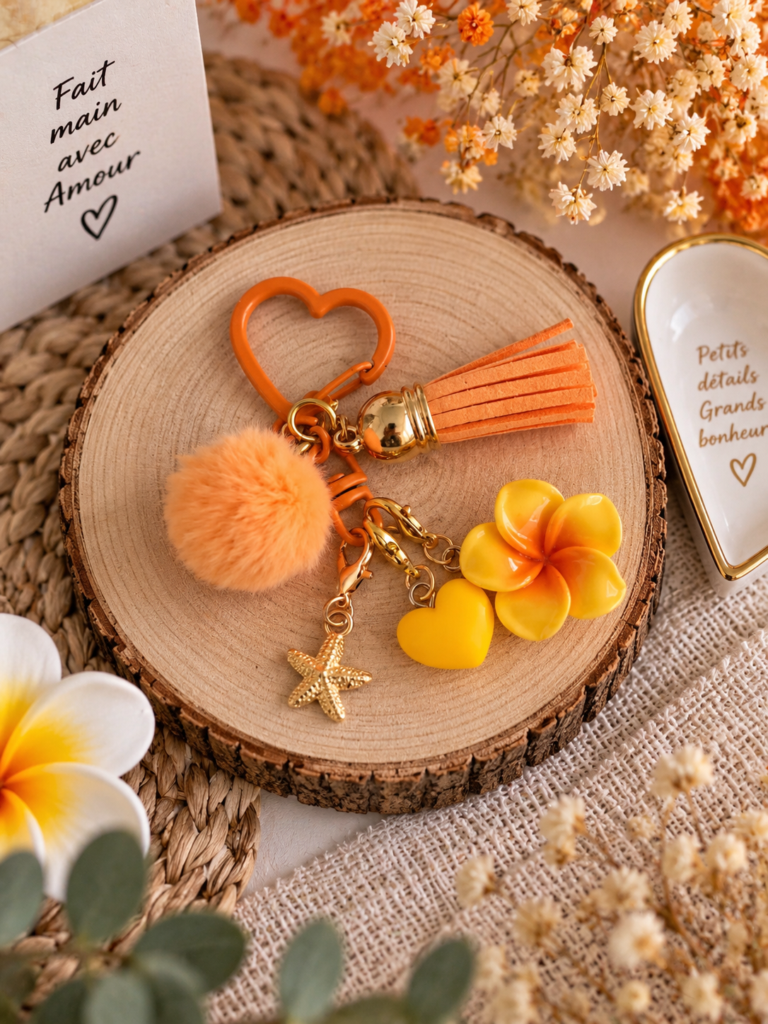 porte-clés orange