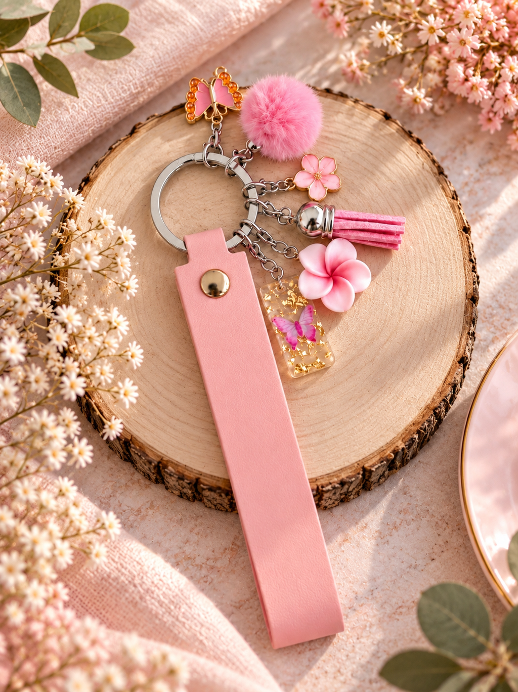 porte-clés rose